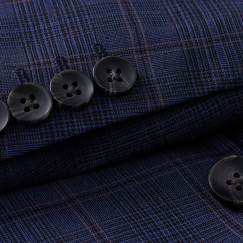 Haggar J.M. Haggar Mens Classic Fit Plaid Big and Tall Suit Jacket