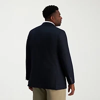Haggar JMH J.M. Haggar Mens Big and Tall Plaid Regular Fit Sport Coat