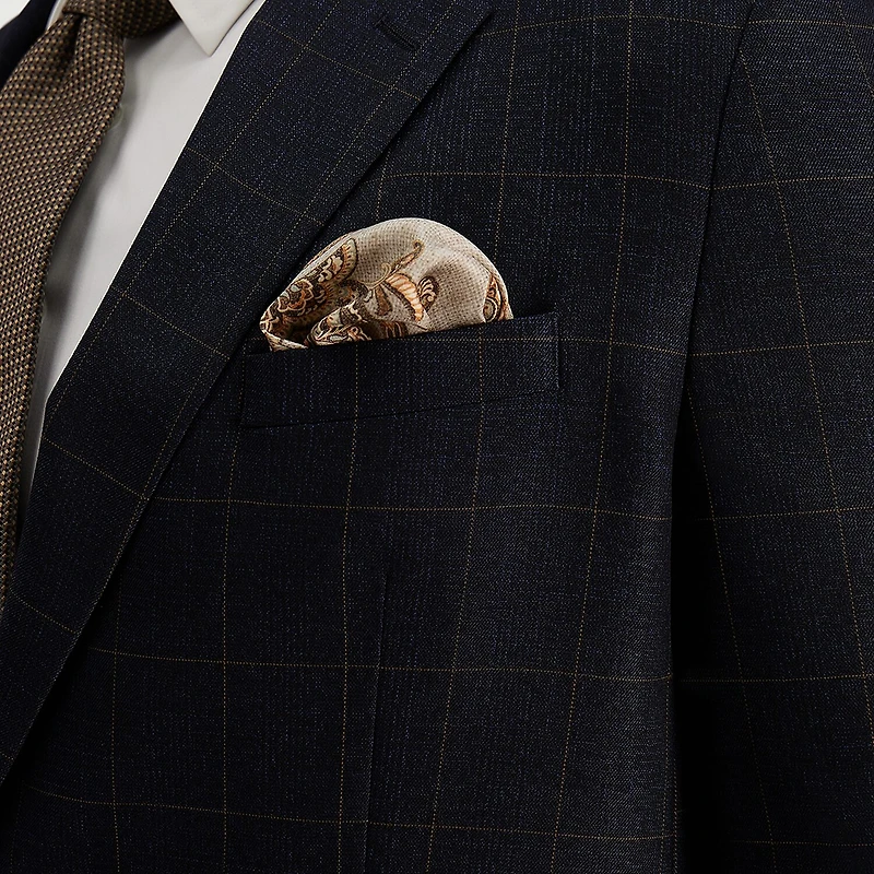 Haggar JMH J.M. Haggar Mens Big and Tall Plaid Regular Fit Sport Coat