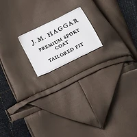 Haggar JMH J.M. Haggar Mens Big and Tall Plaid Regular Fit Sport Coat