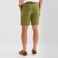 mutual weave Mens 9" Stretch Fabric Drawstring Waist Chino Short