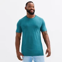 St. John's Bay Super Soft Mens Crew Neck Short Sleeve Big and Tall T-Shirt