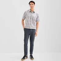 Stylus Mens Short Sleeve Regular Fit Button-Down Shirt