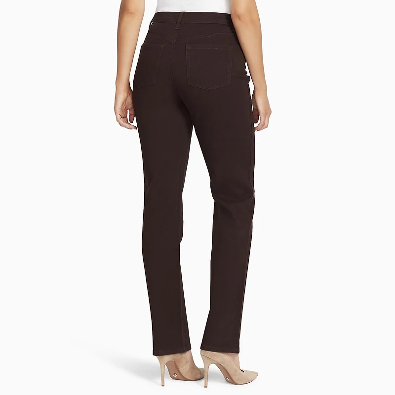 Gloria Vanderbilt Amanda Womens High Rise Stretch Fabric Tapered Leg Jean
