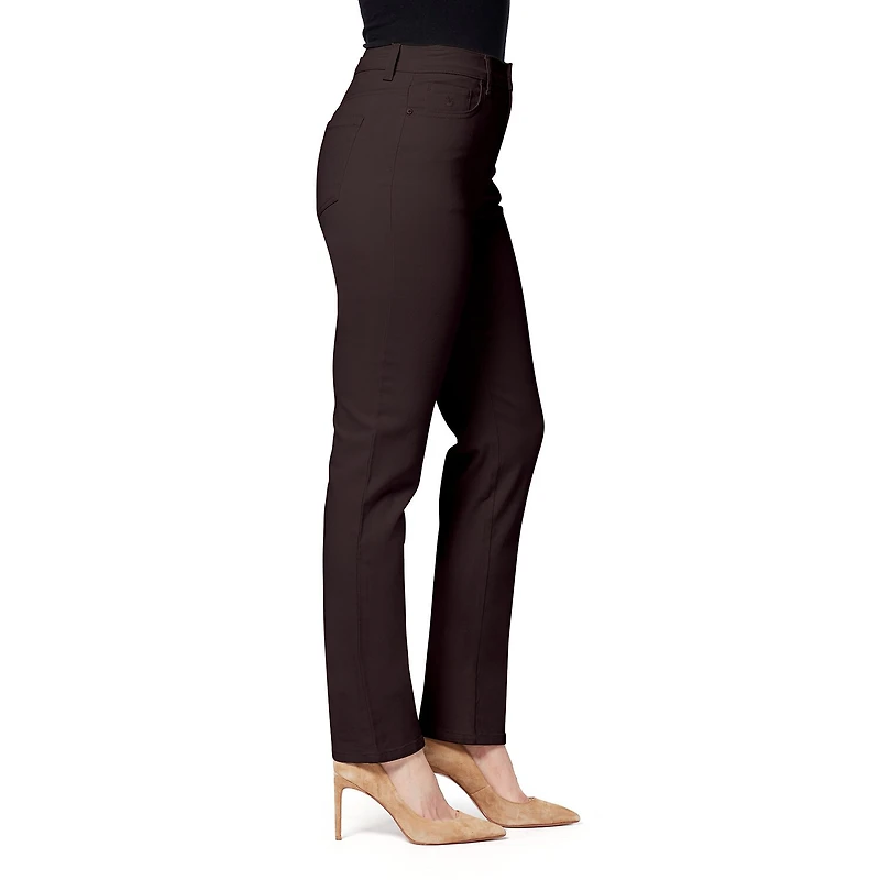 Gloria Vanderbilt Amanda Womens High Rise Stretch Fabric Tapered Leg Jean