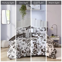 Intelligent Design Renee Floral Comforter Set with decorative pillows