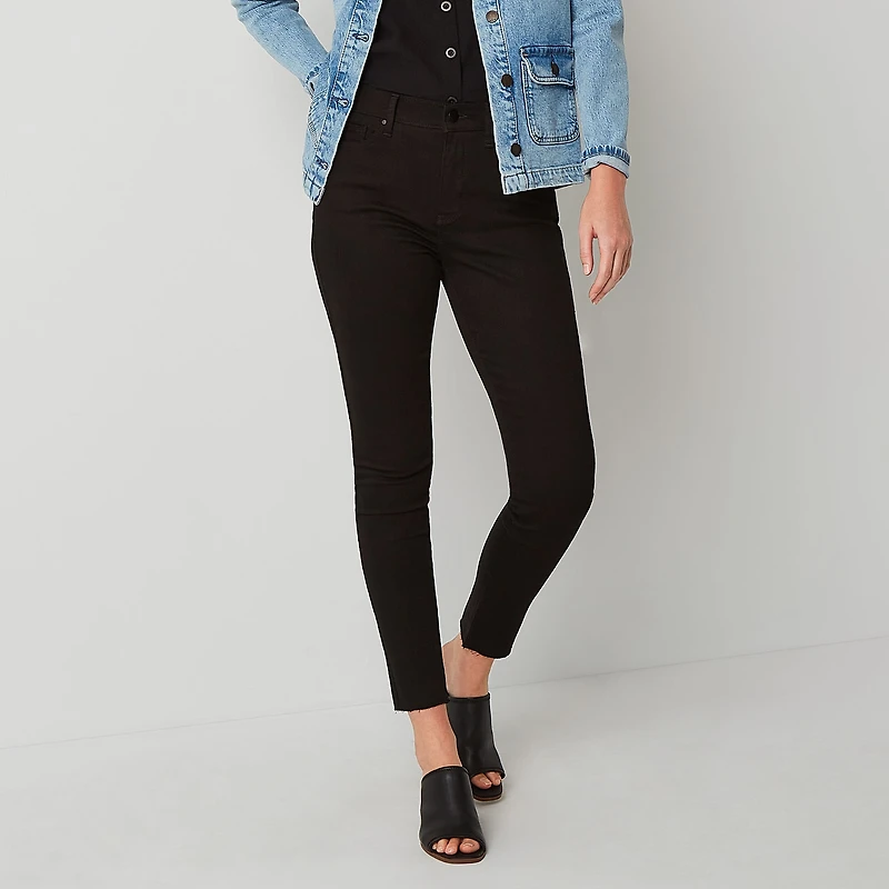 a.n.a Womens Tall High Rise Skinny Fit Jean