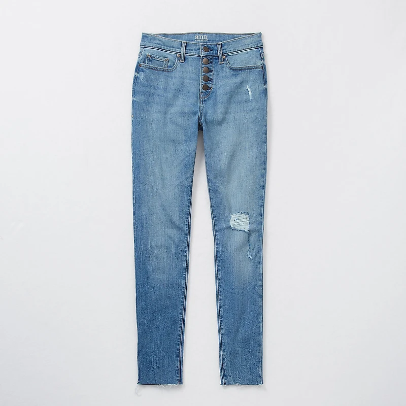 A.N.A Womens Tall High Rise Skinny Fit Jean