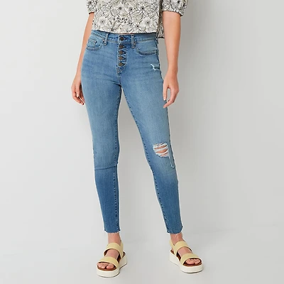 A.N.A Womens Tall High Rise Skinny Fit Jean