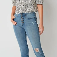A.N.A Womens Tall High Rise Skinny Fit Jean