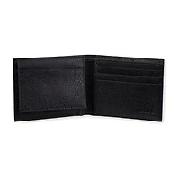 Levi's® Passcase With Embossed Logo Mens Slim Fold Wallet
