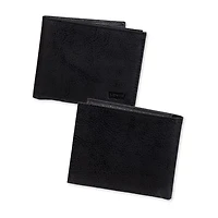 Levi's® Passcase With Embossed Logo Mens Slim Fold Wallet