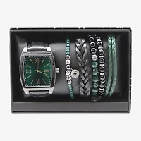 Mens Black 3-pc. Watch Boxed Set Mac7141jc