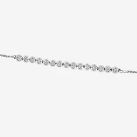 Effy Final Call (G / Si1-Si2) Womens 1/7 CT. T.W. Lab Grown White Diamond Sterling Silver Bolo Bracelet