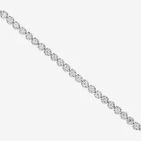 Effy Final Call (G / Si1-Si2) Womens 1 CT. T.W. Lab Grown White Diamond Sterling Silver 7 Inch Tennis Bracelet