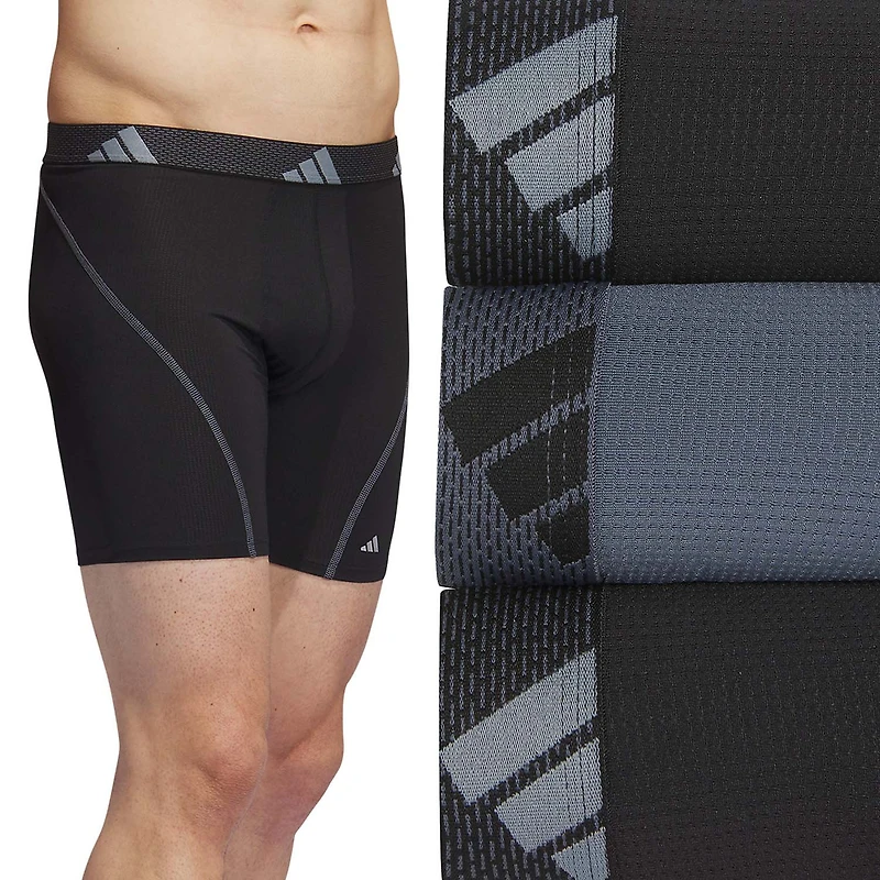 adidas Performance Mesh Mens Big and Tall 3 Pack Boxer Briefs 5158008a