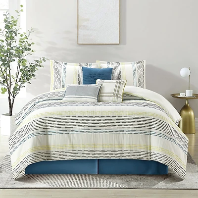 Stratford Park Hamish 7pc Lightweight Comforter Set