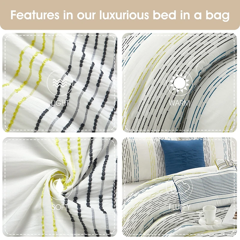 Stratford Park Hamish 7pc Lightweight Comforter Set