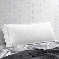 Ella Jayne Luxury Plush Turtle Top Gusseted Body Pillow with Down Alternative Poly Gel Fiber Fill