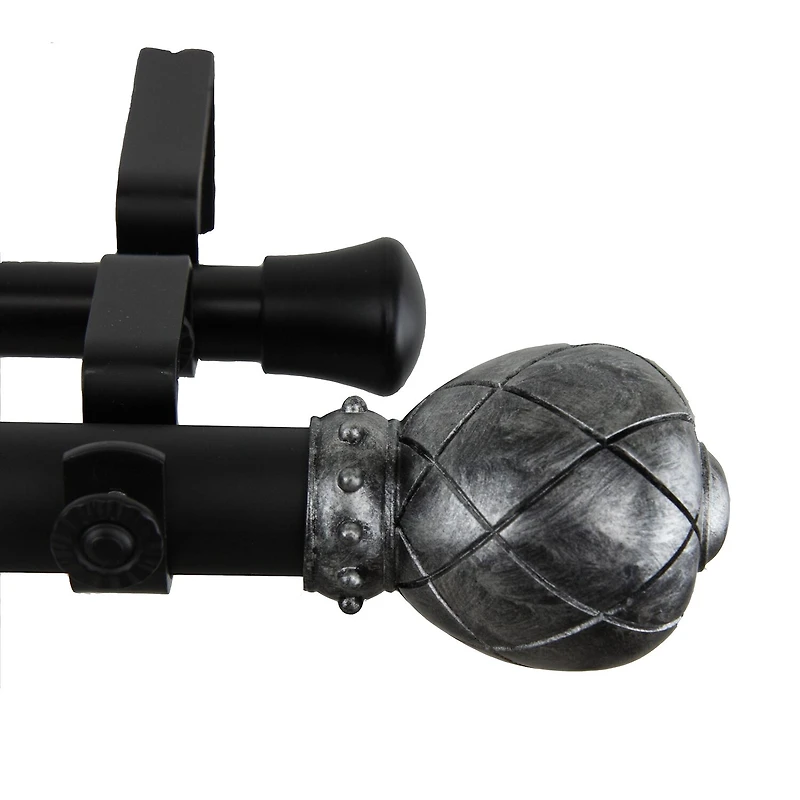 Rod Desyne Supreme 1" Adjustable Double Curtain