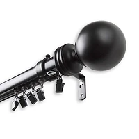 Rod Desyne Sphere Cordless Traverse Adjustable Curtain