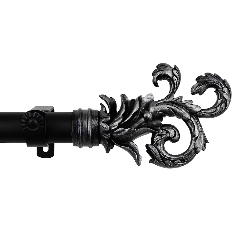 Rod Desyne Plume 1" Adjustable Curtain