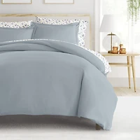 Casual Comfort Solid Down Alternative Complete Bedding Set with Sheets