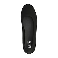 Mia Girl Knit Womens Round Closed Toe Ballet Flats