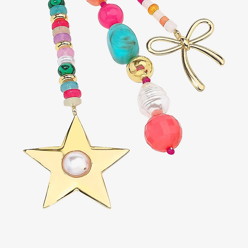 Bijoux Bar Bow Star Bag Charm