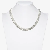 Bold Elements Womens Stainless Steel 18 Inch Snake Chain Necklace