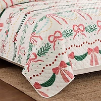 Avanti Bows And Branches Set Reversible Quilt
