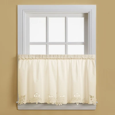 CHF Battenburg 2-pc. Rod Pocket Window Tier