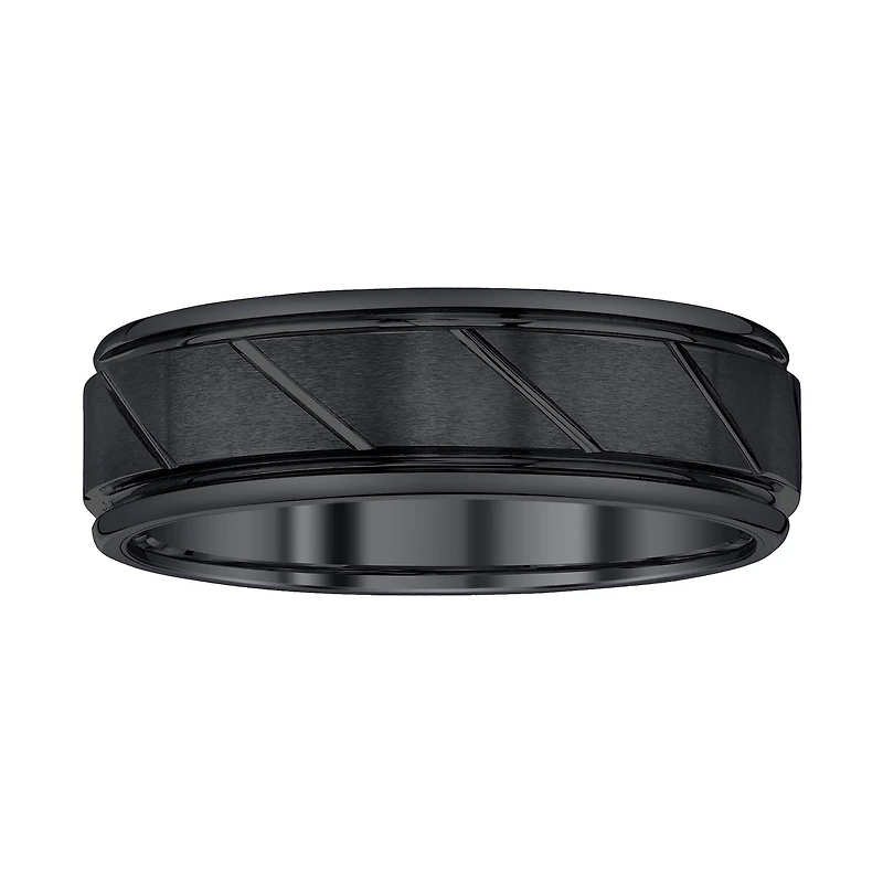 Mens 7MM Tungsten Wedding Band
