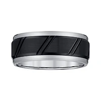 Mens 9mm Tungsten Wedding Band