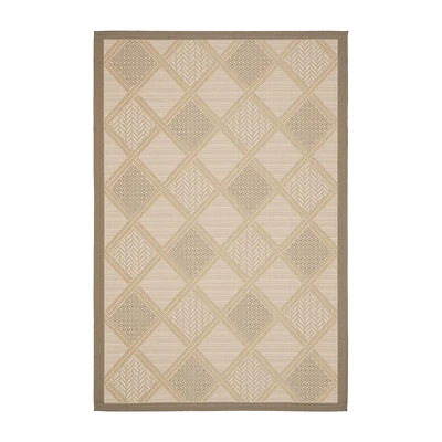 Safavieh Courtyard Collection Jytte Geometric Indoor/Outdoor Area Rug