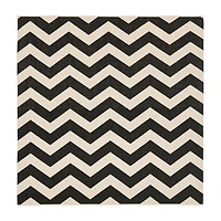 Safavieh Courtyard Collection Kalisha Geometric Indoor/Outdoor Square Area Rug