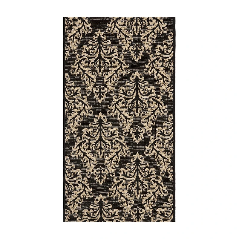 Safavieh Courtyard Collection Domhnall Floral Indoor/Outdoor Area Rug