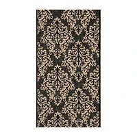 Safavieh Courtyard Collection Domhnall Floral Indoor/Outdoor Area Rug