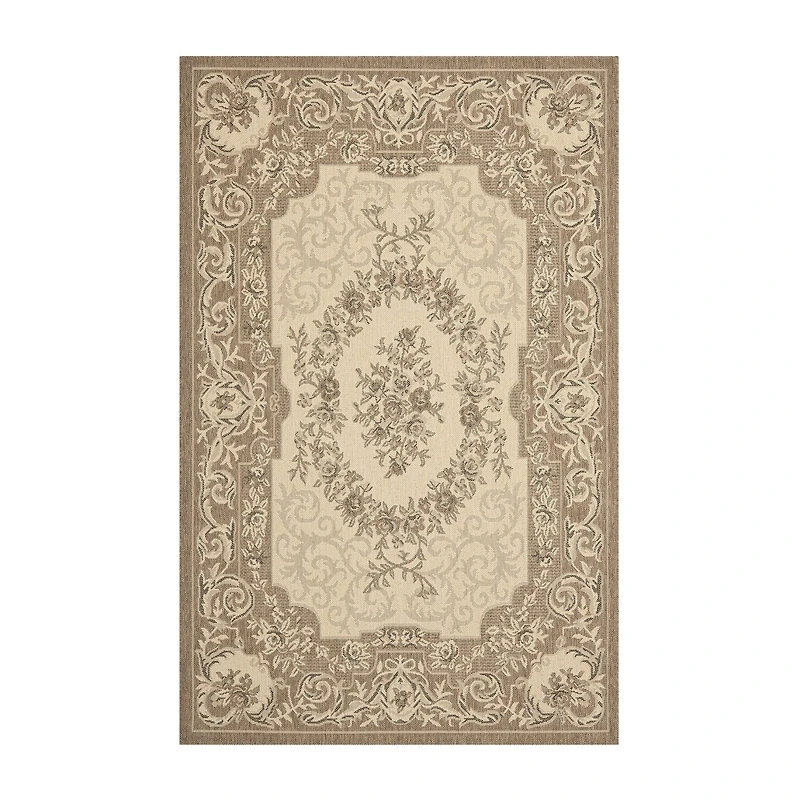 Safavieh Courtyard Collection Dorothea Oriental Indoor/Outdoor Area Rug