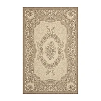 Safavieh Courtyard Collection Dorothea Oriental Indoor/Outdoor Area Rug