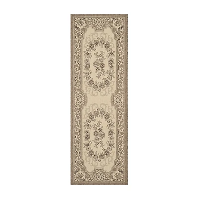 Safavieh Courtyard Collection Dorothea Oriental Indoor/Outdoor Runner Rug