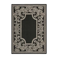 Safavieh Courtyard Collection Kestrel Oriental Indoor/Outdoor Area Rug