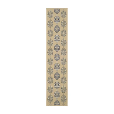 Safavieh Courtyard Collection Ray Floral Indoor/Outdoor Runner Rug