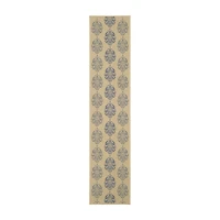 Safavieh Courtyard Collection Ray Floral Indoor/Outdoor Runner Rug