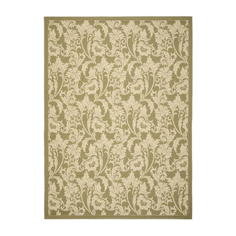 Safavieh Courtyard Collection Rosabel Oriental Indoor/Outdoor Area Rug