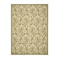 Safavieh Courtyard Collection Rosabel Oriental Indoor/Outdoor Area Rug