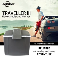 Koolatron Traveller III P9 Thermoelectric Iceless 12V Cooler Warmer 9L