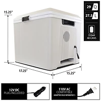Koolatron Voyager P27 Thermoelectric Iceless 12V Cooler Warmer 27.5L