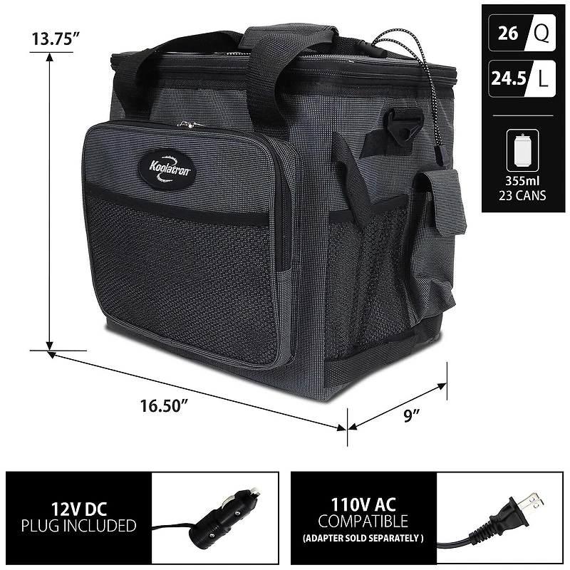 Koolatron Hybrid Portable 12V Cooler Bag