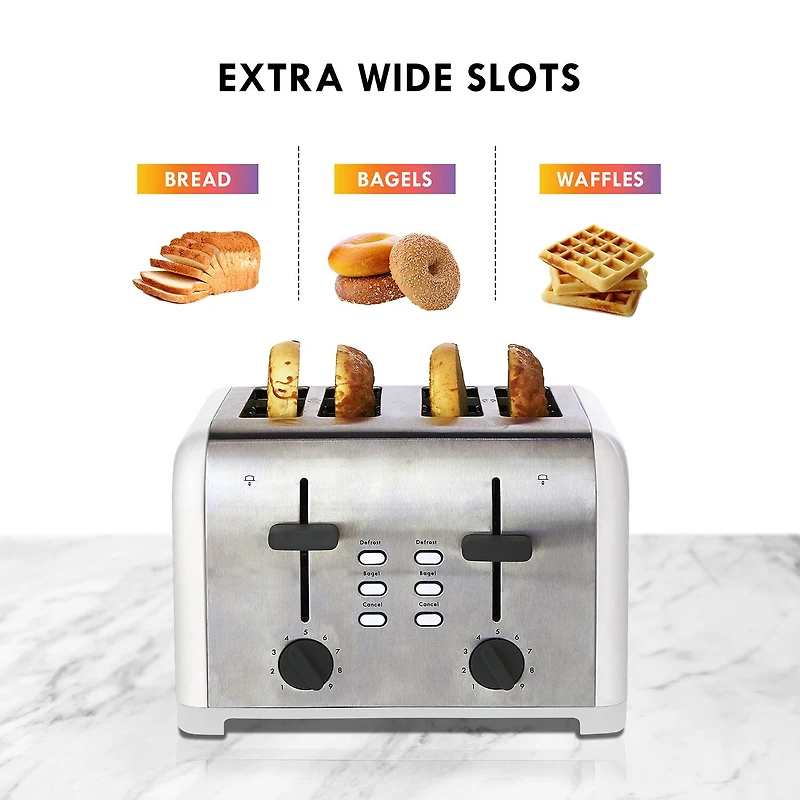 Kenmore 4-Slice White Dual Control Toaster